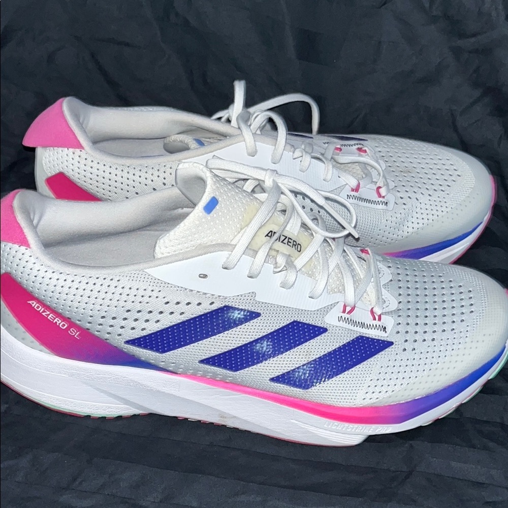 Men’s Size 9.5 ADIDAS ADIZERO RUNNING SHOES